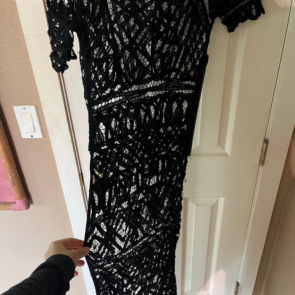 Stone cold fox long lacy dress